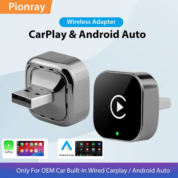 2 in 1 Wireless Apple CarPlay & Android Auto Wireless Adapter